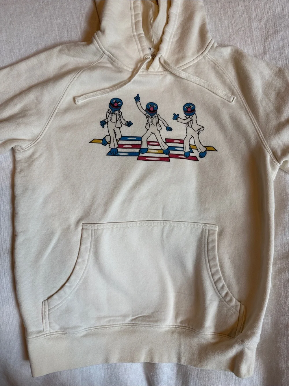 Sesame Street Fever Grover Graphic Sweatshirt - White